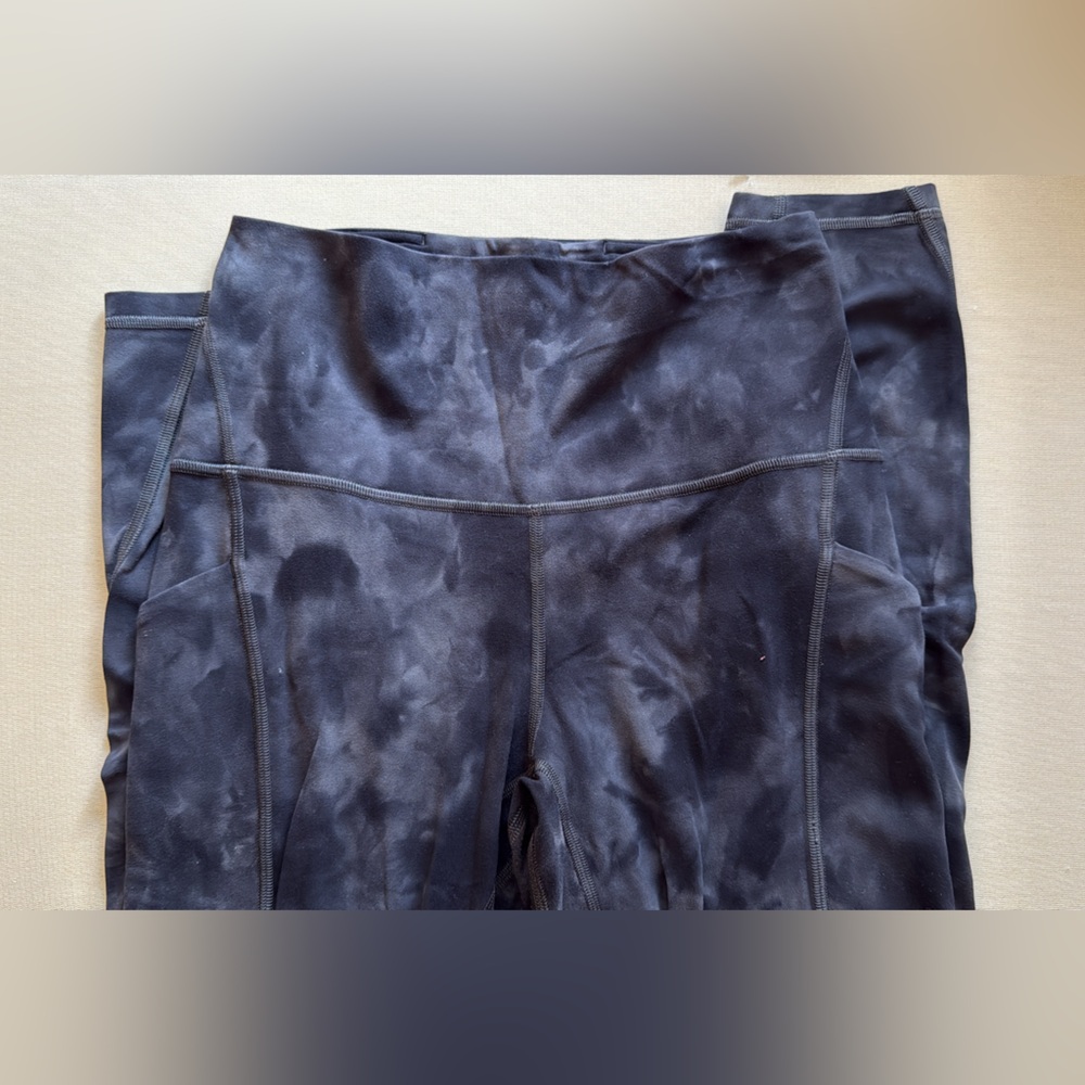 Lululemon Align High Rise Diamond Dye Navy 25”